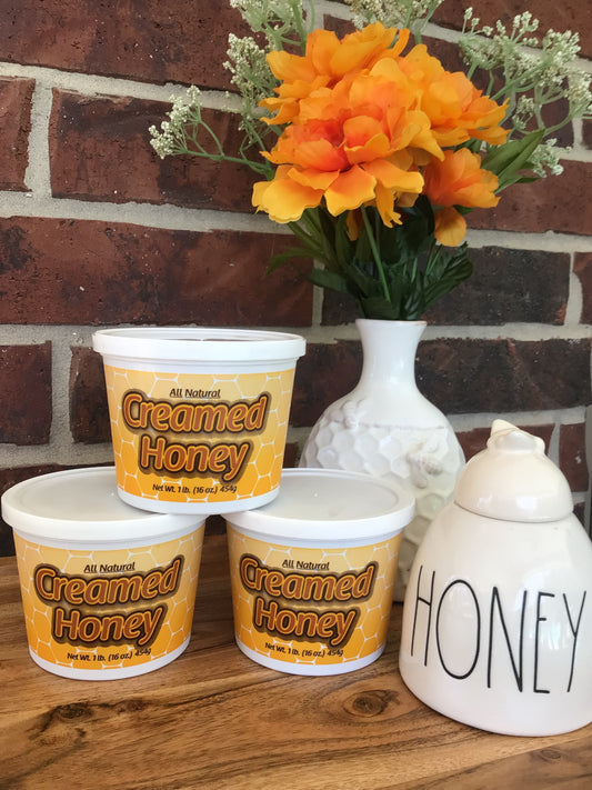 1 pound Peach Creamed Honey